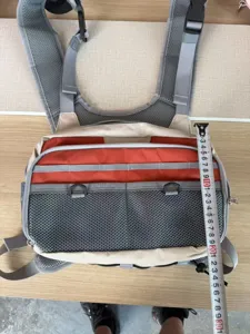 Fly fishing chest pack multi-pocket breathable vest outdoor tackle storage bag durable