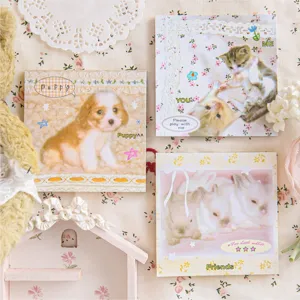 Cute Cartoon Animal Memo Pads For Daily Note Taking Writable Paper Message Notes Retro Korean Style Stationery Scrapbooking For Students Office Supplies