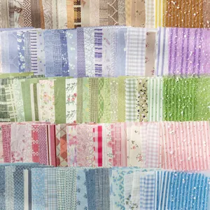Set di carta decorativa e tessuto misto per scrapbooking e splendidi lavori creativi fai da te.