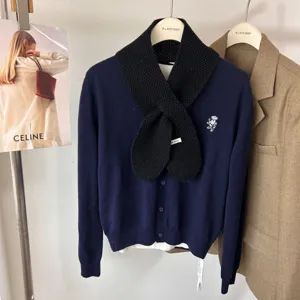 Laine écharpe tricotée croisée hiver chaud cou col couleur unie style coréen mode femmes