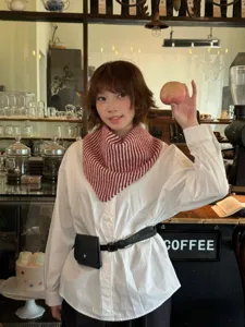 Sciarpa triangolare a righe in maglia stile coreano da donna, scaldacollo invernale.