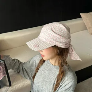 Casquette de baseball foulard style coréen chapeau de soleil d'été mince anti-UV chic