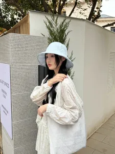 Lightweight breathable sun protection bucket hat women summer anti-UV outdoor casual basin hat