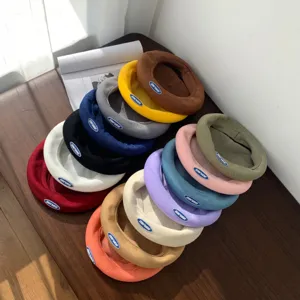 Boinas coloridas para mujeres, sombreros de pintor de verano transpirables, conjunto.