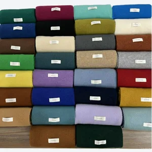 Bufanda De Punto Cálida De Color Sólido De Invierno Para Mujer Moda Informal Suave Bufanda De Acrílico Para Clima Frío Accesorios