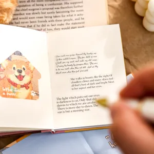 Cute A7 puppy notebook journal diary for students daily writing notes and cute stationery gifts.
