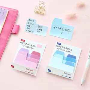 Bunte Farbverlauf Index Haftnotizen Set Kreative DIY Notizzettel Büro Schreibwaren