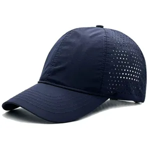 Unisex Quick Drying Baseball Cap Breathable Mesh Sun Protection Sports Hat Adjustable Casual Summer Cap For Men Women