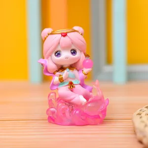 Dunhuang flying apsaras blind box resin toy cute cartoon anime figurine desk decor gift