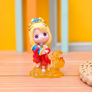 Dunhuang flying apsaras blind box resin toy figure cute cartoon collectible doll gift