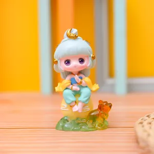 Dunhuang Flying Apsaras resin blind box toy cute cartoon collectible figurine desktop decor