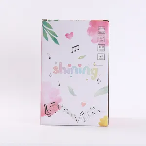 Dettaglio della confezione del carillon con porta USB e illuminazione LED inclusa.