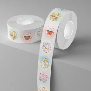 Schattige tekenfilm dier stickers rol voor kinderen beloning kleuterschool leerkracht