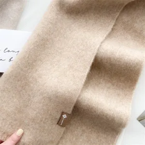 Gemütlicher Herbst Winter Strick Schal weicher warmer Halswärmer für Damen im Alltag.