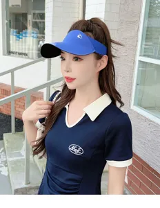 Sommer neue leere Oberseite Sonnenschutz Hut Frauen Mode Sport vielseitige Entenzunge Kappe.