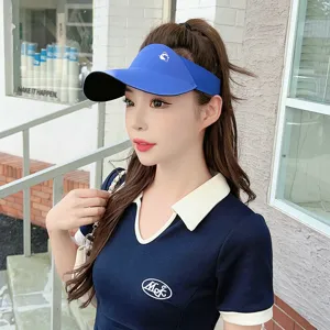 Sommer Neue 3D Nahtlose Sonnenschutz Visier Hut Damen Mode Sport Vielseitige Kappe