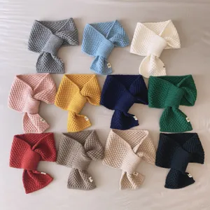Winter Strick Kreuz Schal für Damen, warmer bequemer Kragenwärmer in vielen schönen Farben.