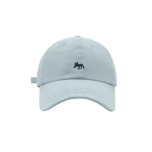 Süße kleine Fuchs bestickte Baseball Cap für Damen, lässige Sommer Baumwolle Sonnenhut.