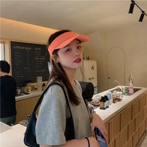 Sommer Freizeit leere Top Sonnenblende Hut für Damen, koreanischer Stil Outdoor Strand Hut.