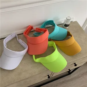 Sommer atmungsaktive leere Top Sonnenhut Outdoor UV Schutz lässige Sport Visor Kappen Damen