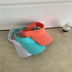Sommer atmungsaktive Mesh Sonnenblende Kappe fuer Outdoor Sport und taeglichen Sonnenschutz.