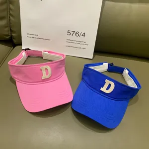 Sommer Mode Buchstabe leere Kappe Damen koreanische Stil vielseitige Outdoor Sport Sonnenblende