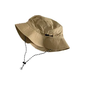 Wasserdichter Fischerhut für Damen und Herren, schnelltrocknender Sommer Sonnenhut khaki
