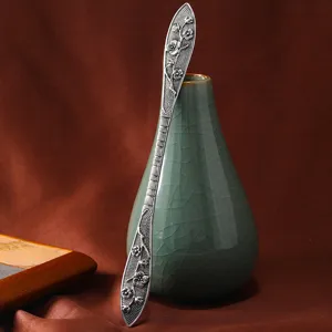 Chinesische Vintage Pflaumenblüten Haarnadel eleganter Haarschmuck für Hanfu Alltag.