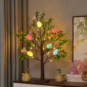 Osterbaum Licht LED dekorative Lampe feiertag Party Heimtextilien warme leuchtende Nachtlicht