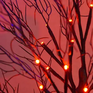 Halloween LED Baum Zweig Licht Innen dekorative Umgebung leuchtende Party Ornament