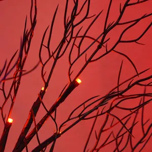 Halloween LED Ast Baum Licht leuchtende Korallen Zweige Nahaufnahme Party Deko Artikel.