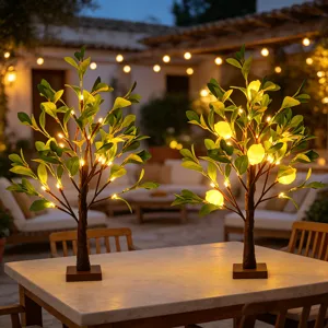LED Zitronenbaum Licht für Heimdekoration, leuchtender Lichterbaum für Party Atmosphäre und Zimmer.
