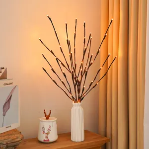 LED Artificial Branch Tree Light Warm LED Twig Light Battery Operated For Home Bedroom Living Room Room Decor