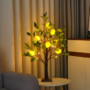 LED Zitronenbaum Licht dekorative Tischlampe leuchtende Frucht Heimlicht Hauptansicht