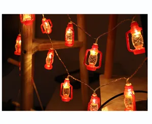 LED vintage kerosene lantern string lights for festival room home holiday decoration decor.