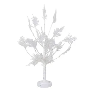 Luce albero betulla LED bianca per arredamento camera, lampada corallo artificiale festa.