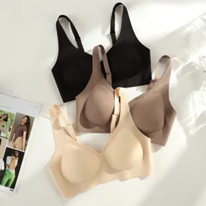 Reggiseno push up senza cuciture da donna comfort quotidiano reggiseno sportivo gilet