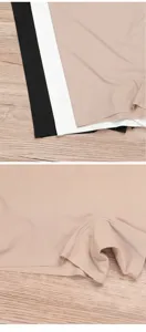 Detail shot of women's seamless ice silk safety shorts, showing smooth fabric texture.