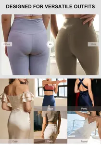 Women high waist yoga pants seamless lifting leggings casual dress versatile everyday outfits