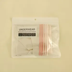 Women's seamless underwear pack in frosted zip bag modal cotton material comfortable daily wear