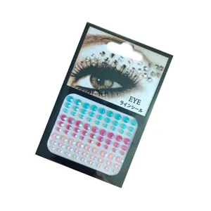 Bunte Strasssteine Gesicht Aufkleber DIY Kristall Augen Make-up Körperschmuck Packs.