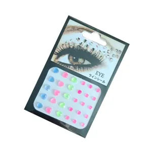 Bunte Harz Strasssteine für das Gesicht DIY Augensteine selbstklebende Edelsteine Make-up