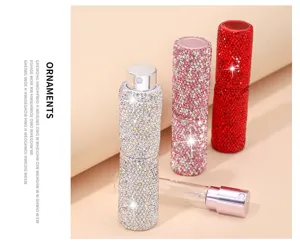 Flacone atomizzatore di profumo ricaricabile in strass 10ml flacone spray da viaggio