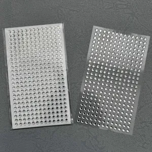 Clear acrylic rhinestone face stickers DIY eye makeup body crystal gems body art decor