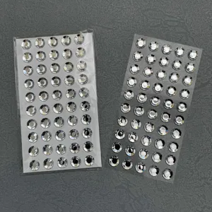 Acrylic rhinestone face stickers DIY sparkling crystal gems for makeup eye decorations