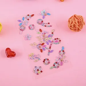 DIY Acryl Strasssteine Aufkleber fur Handyhullen und Trinkflaschen, bunte Kristall Edelsteine.
