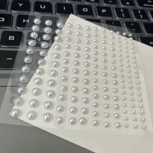 Αυτοκ προσώπου μαργαριταριού, DIY μακιγιάζ ματιών διαμαντιού αυτοκόλλητα νυχιών διακοσμήσεις.