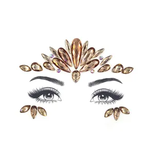 Halloween strass prosopo aftokollito kristallo gemmologia makigiaz diakosmisi tech