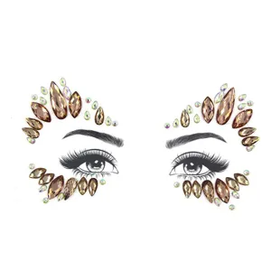 Halloween Strass Prosopo Kristallia Gemmata DIY Giorti Festival Matia Makigiaz Aftokolita