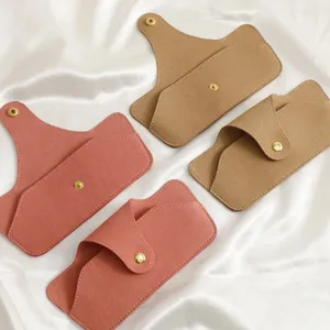 Minimalist microfiber glasses pouch, soft sunglasses storage bag and portable case set.